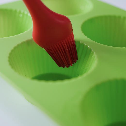美善品食品级铂金硅胶绿色模具 TM6TM5通用蛋糕盘耐高温点米糕发糕戚风海绵 商品图2