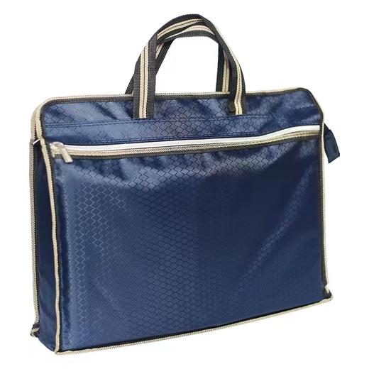 手提袋公文袋资料袋文件包牛津高档文件帆布袋商务办公大收纳资料会议公文包1个 商品图0