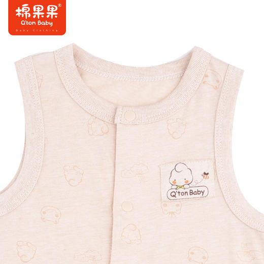 棉果果夏季彩棉男童女童满印背心连体衣M201724122206 商品图1