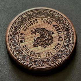 Outdoor Yogui 黑胡桃木 杯垫