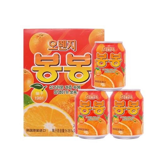 【곽】해태 갈아만든오렌지봉봉 238ml*12 商品图0