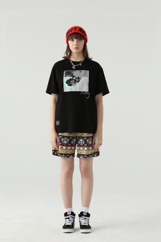 MEET.ROY2021春夏新款 安迪沃霍尔 财迷骷髅印花短袖T恤01MR1306 商品图3