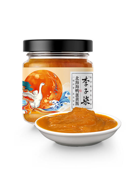 李子柒北海海鸭蛋黄酱流沙咸蛋黄酱流沙酱拌饭80g单瓶装 商品图0