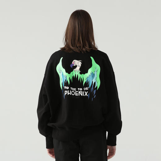 MEET.ROY不死鸟系列 印花宽松oversize版型圆领卫衣01MR1342 商品图1