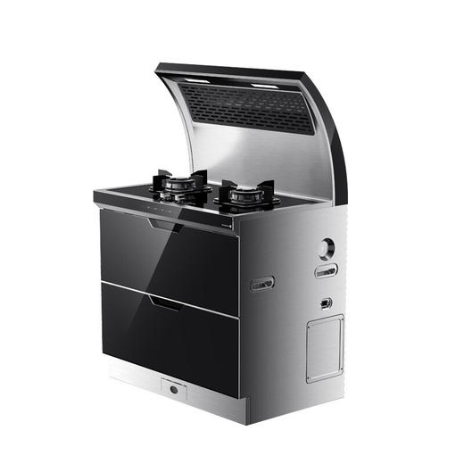 火星人 集成灶 60度中恒温烘干 集成灶一体灶家用 Q2B/X玻璃台面 天然气 商品图1