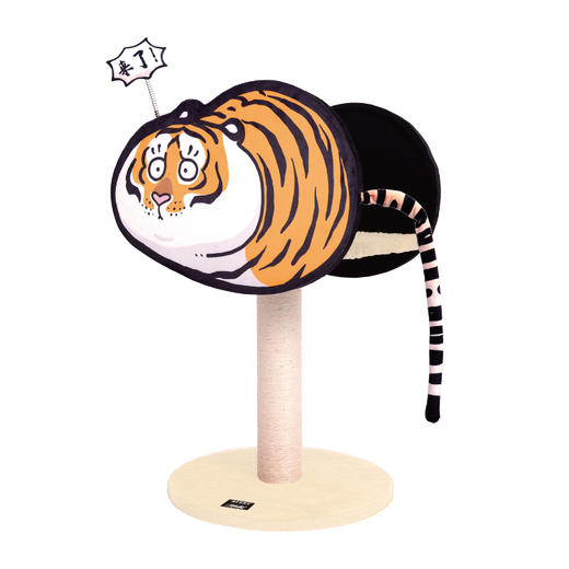 噗扑实验室x不二马大叔联名胖虎来了猫爬架剑麻猫抓柱猫跳台 商品图4