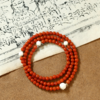 醍醐 南红玛瑙 猛犸象牙 手串 三圈 商品缩略图0