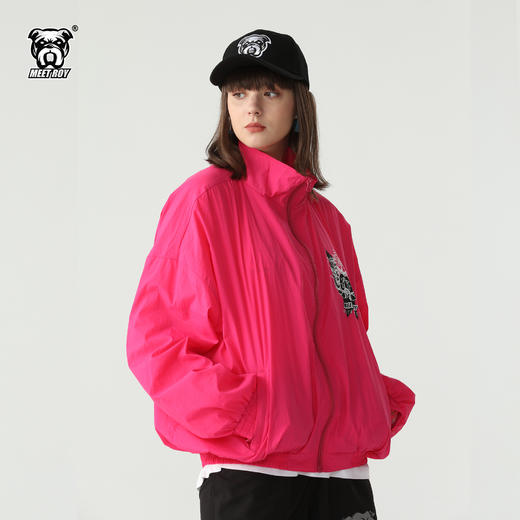 MEET.ROY麒麟祥云系列 "KOBEER" 薄款蝙蝠袖情侣款夹克明星同款01MR1356 商品图0