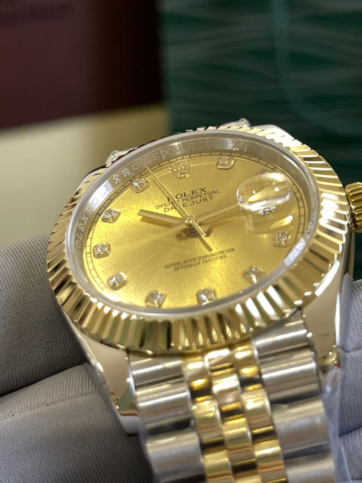 劳力士-日志41间金镶钻款 商品图5