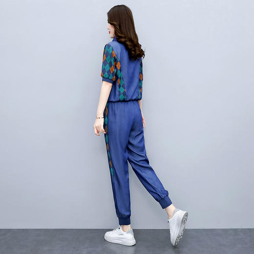 牛仔套装新款宽松显瘦休闲POLO领时尚两件潮HR-WY87969 商品图3