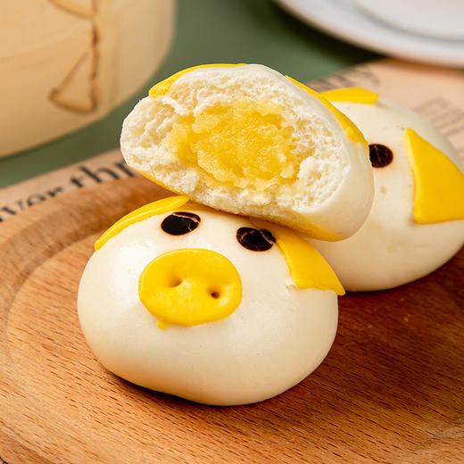 三全动物城猪猪奶黄包300g/袋 商品图3