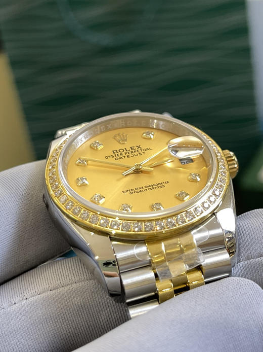 劳力士-日志36间金外圈钻 商品图3