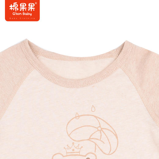 棉果果夏季彩棉女童长款套头T恤透气柔软M201140122209 商品图2