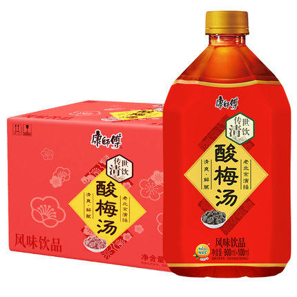 1L*12瓶/箱装康师傅冰红茶/绿茶/茉莉蜜茶/茉莉清茶/蜂蜜柚子茶/酸梅汤/水晶葡萄 商品图2