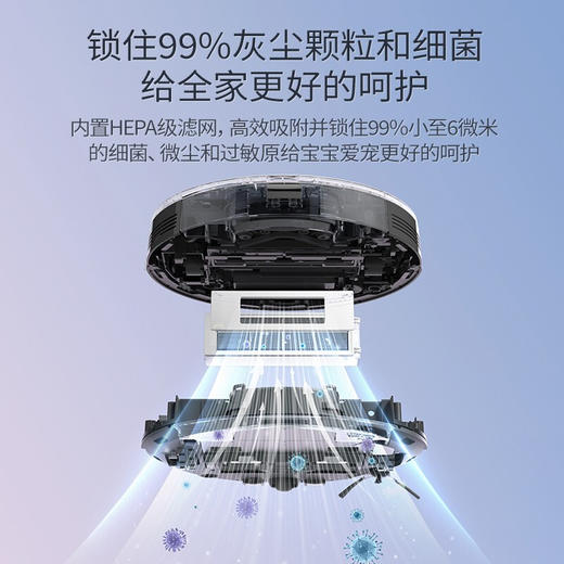 科沃斯（yeedi）一点扫地机器人扫拖一体机器人扫地机自动扫地机器人家用智能扫地机器人K781+ 拖地机 商品图4