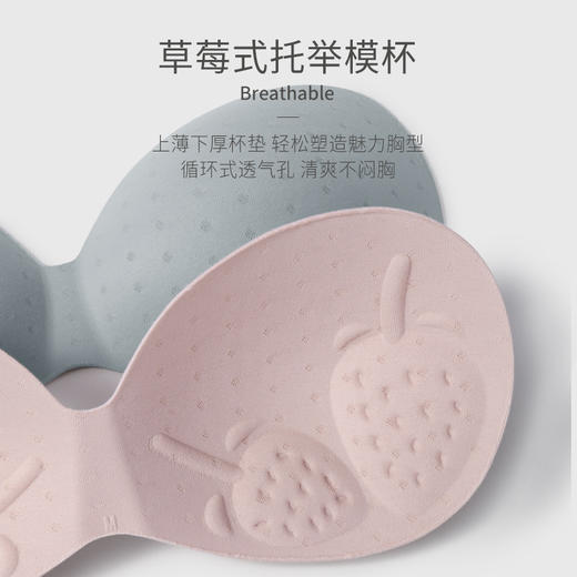 黛唯梵 无肩带内衣女纯欲调整型收副乳隐形防滑抹胸裹胸小胸平胸专用文胸国庆出游 商品图2