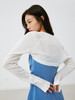 【周四精选福利】HeyDress针织开衫女时髦叠穿披肩袖一片式坎肩短款长袖防晒衫 商品缩略图2
