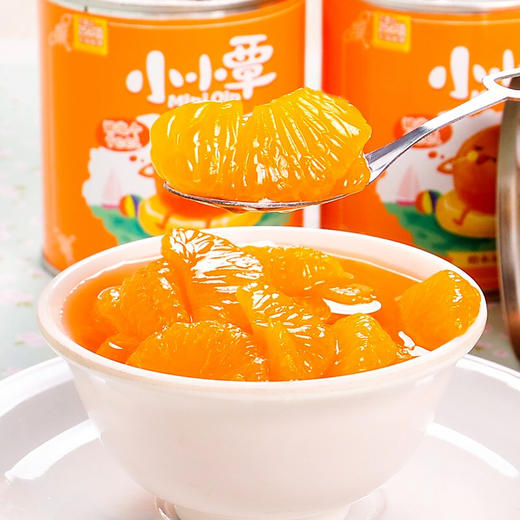 【宜昌助农馆】小覃同学 新鲜水果橘子罐头312g*6罐 商品图3