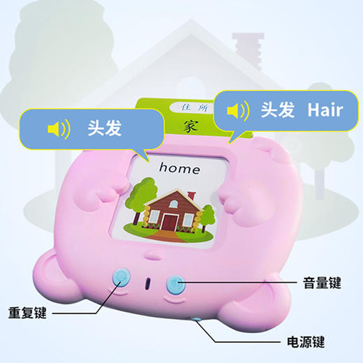 【早教必备】幼儿早教255卡片学习机启蒙跟读智能中英双语儿童玩具 商品图1
