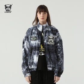 MEET.ROY扎染kobeer轻薄复古蝙蝠袖硅胶章夹克01MR1355