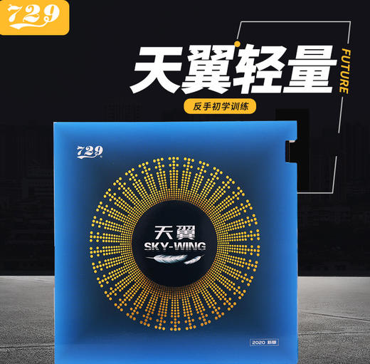 友谊729 超轻天翼内能天翼2超轻反手用粘性乒乓球球反胶套胶 商品图0