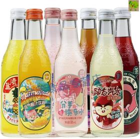 汽水275ml橙味杨梅吐气茶恋爱樱花励志网红汽水