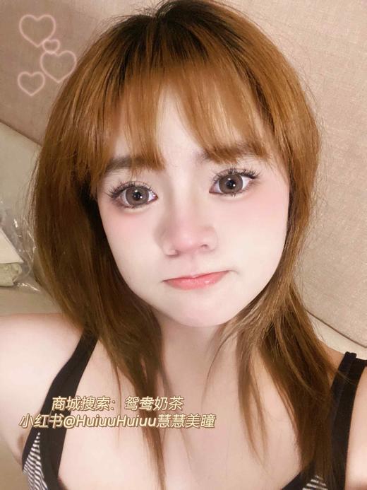 【店主实拍】鸳鸯奶茶14.5mm【年抛 度数0-1000度 含有525/575】 商品图5