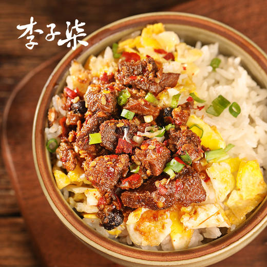 李子柒好拌牛肉酱拌饭酱下饭拌面辣椒酱酱拌饭下面调味酱料220g 商品图4