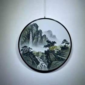 吴晓峰：新彩山水瓷板画