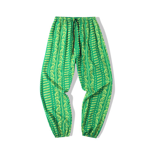 MEET.ROY常青经典款超薄花裤 美金闪电符号休闲裤 男女同款02MR1302 商品图2