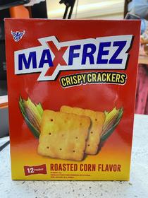 MAXFREZ迈芝烧烤味玉米饼干192克