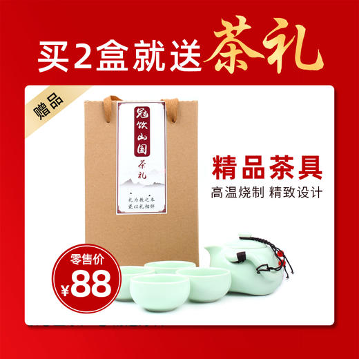 安化黑茶 湖南安化桑香金茯砖茶 湖南特产茶叶高品质送礼礼盒装 商品图1