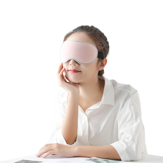 时尚跨境专供 睡眠眼罩usb加热发热缓解疲劳蒸汽眼罩护眼3D遮光睡眠罩 商品图4