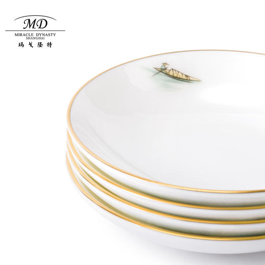 【玛戈隆特】B7F   西湖盛宴4人份餐具 釉中彩高档礼盒装 商品图4