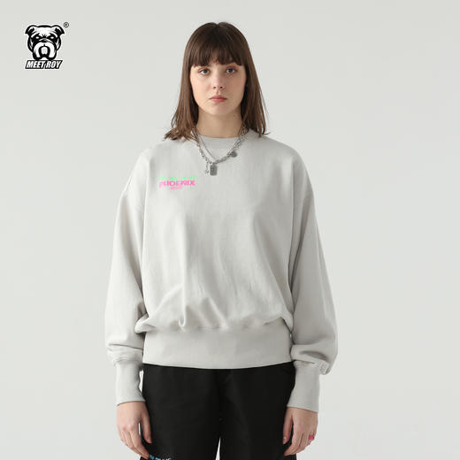 MEET.ROY不死鸟系列 印花宽松oversize版型圆领卫衣01MR1343 商品图0