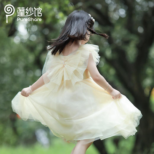 pureshare 风筝女孩女童夏装连衣裙夏礼服儿童裙子生日裙 商品图4