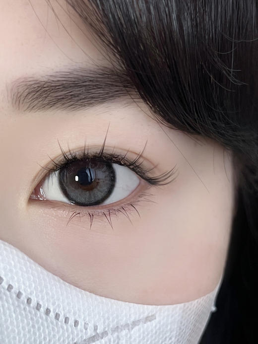 【半年抛|日抛】 Allecon 半糖牛乳  14.5  A17 黑灰 着色13.8 商品图8