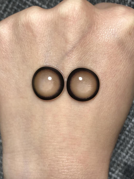 【大直径日抛】费列罗 Papadox | 大直径14.5 , 着色14.0 | 【一盒10片，多盒购买更划算，选款色板在详情页内】，棕色混血美瞳 | 粗黑边狗狗眼 商品图5