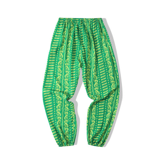 MEET.ROY常青经典款超薄花裤 美金闪电符号休闲裤 男女同款02MR1302 商品图1