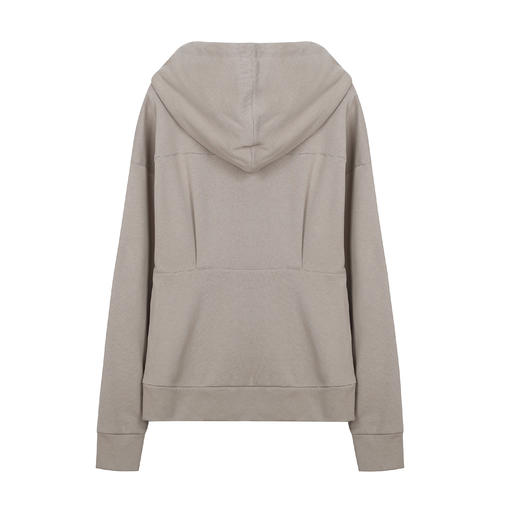 收腰连帽开襟卫衣 商品图2