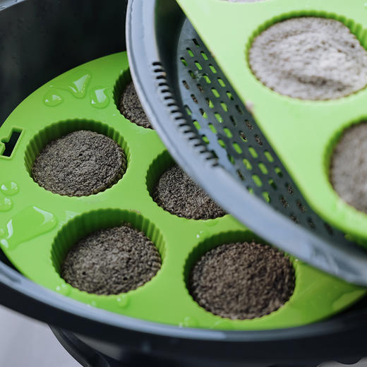 美善品食品级铂金硅胶绿色模具 TM6TM5通用蛋糕盘耐高温点米糕发糕戚风海绵 商品图0