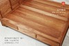 红桥红  家具严选  缅甸花梨（大果紫檀）【百年好合 帷幔式高低床 三件套】 商品缩略图3