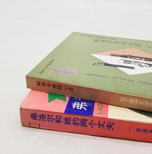 拉丁美洲文学丛书2种：《弗洛尔和她的两个丈夫》《阿劳卡依玛山庄》，巴西 若热.亚马多、哥伦比亚 阿尔瓦罗·穆蒂斯著，云南人民1994-1997年版，售价35元。品相8.5-9品。

《弗洛尔和她的两个 商品图1