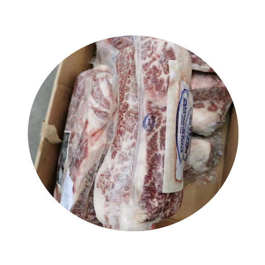 【澳洲原产-雪花和牛肩胛小排 M7-8 500克/包 10包/箱【Australia-Wagyu beef scapula ribs M7-8 sliced 500g/bag 10bags/case】 商品图0