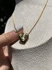 417-10小众品 Mer复古摩登 金色桃心 耳环项链套装 跑量特 商品缩略图9