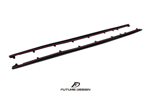 BMW宝马 5系G30 G38 MTECH MP亮黑侧裙 商品图2