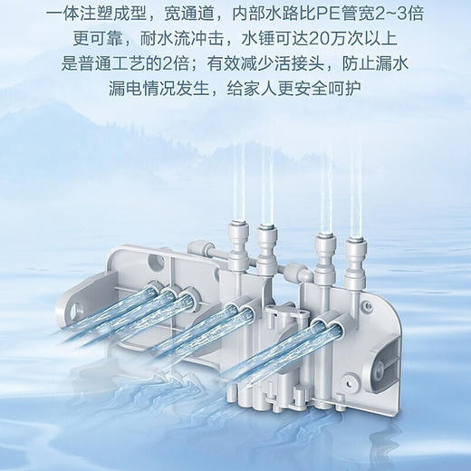 美的（Midea）家用厨下式净水器 反渗透600G大通量净水机 5重净化 MRC1898A-600G 黑豆 企业采购 商品图4