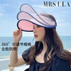 Mrs Ula尤拉小姐防晒帽UPF50+全脸防护轻盈透气两用遮阳帽子 商品缩略图3