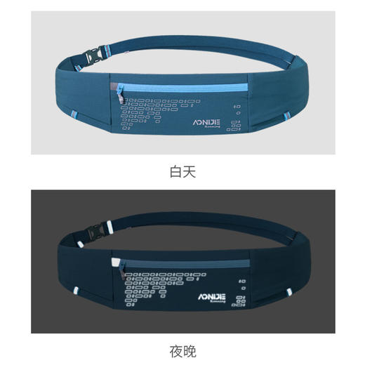 奥尼捷升级款运动跑步腰包大容量防泼水手机腰包旅行腰包户外装备 商品图5