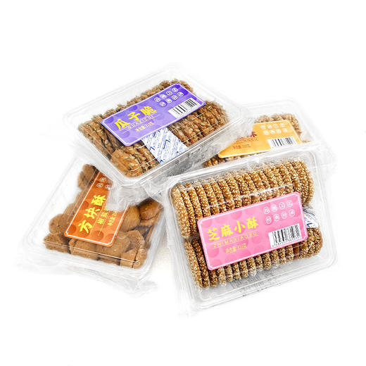 龙佳月酥饼系列15盒/箱 老婆饼/花生酥/瓜子脆/芝麻小酥/方块酥 商品图6